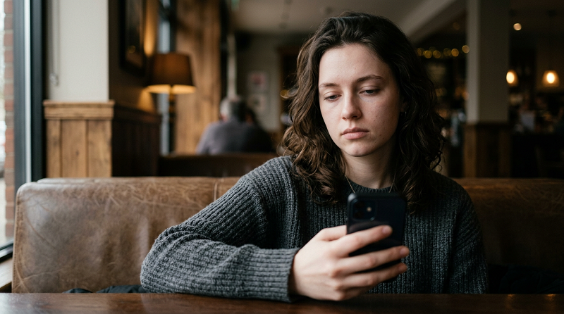 low energy texting conversation